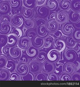 Abstract pattern. Wavy concentric circles on violet background geometric design. Vector illustration.