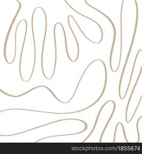 abstract pattern with brown geometric tangled lines on white background for story. Stylish Vector doodle calligraphic design.. abstract pattern with brown geometric tangled lines on white background for story. Stylish Vector doodle calligraphic design