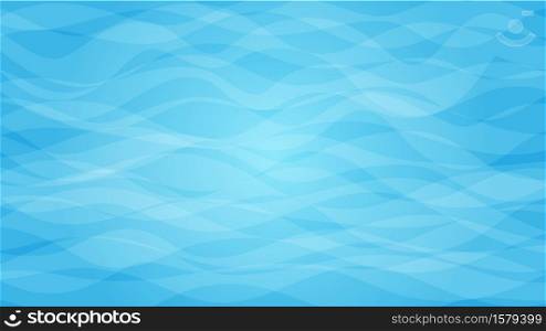 Abstract patterns the blue sea ocean vector background illustration