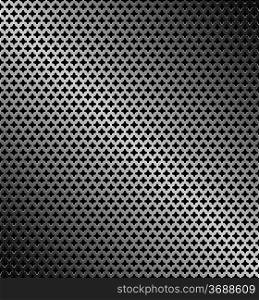 Abstract perforated metallic dark background