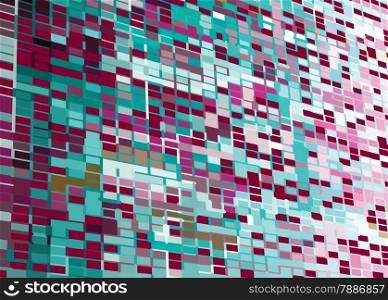 Abstract Perspective Mozaic background. Color bright decorative background vector illustration.