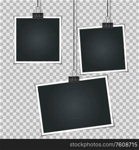 Abstract Photos on Transparent Background Vector Illustration EPS10. Abstract Photos on Transparent Background Vector Illustration