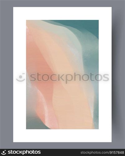 Abstract picture watercolor style wall art print. Printable minimal abstract picture poster. Contemporary decorative background with style. Wall artwork for interior design.. Abstract picture watercolor style wall art print