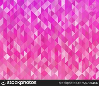 Abstract pink color background . Vector Abstract pink color geometric background . Triangle shapes