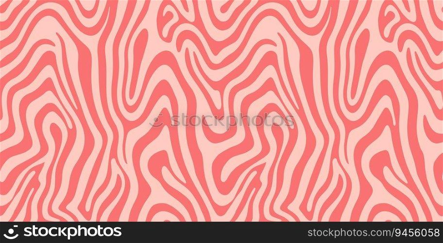 Abstract pink curve shape seamless pattern. Monochrome zebra skin wallpaper. Dynamic wave surface ornament. Creative lines tile. Design for fabric , textile print, surface, wrapping, cover.. Abstract pink curve shape seamless pattern. Monochrome zebra skin wallpaper. Dynamic wave surface ornament. Creative lines tile.