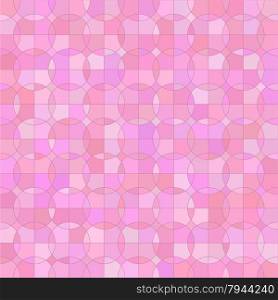 Abstract Pink Geometric Background. Abstract Pink Circle Pattern.. Pink Background