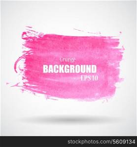 Abstract Pink Grunge Splash Banner Vector Illustration EPS10