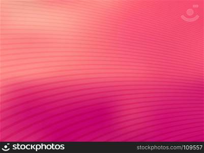 Abstract pink mesh gradient with curve lines pattern textured background for valentines day, Vector illustration