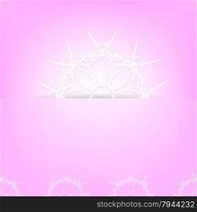 Abstract Pink Ornamental Background. Abstract Pink Pattern.. Ornamental Background
