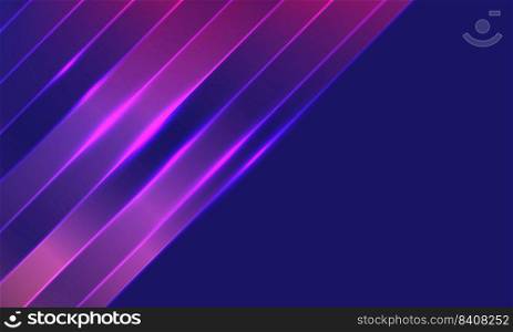 Abstract pink purple light line geometric with blank space design mpdern futuristic background vector illustration.