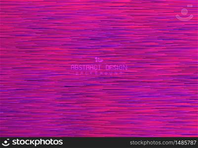 Abstract pink stripe line pattern of technology design template artwork background. Decorate for ad, poster, artwork, template, copy space of text. illustration vector eps10