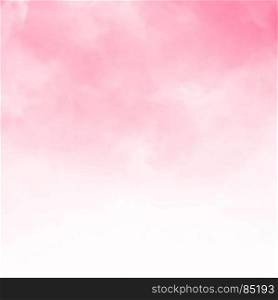 Abstract pink watercolor textured background, Vector illustration