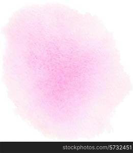 Abstract pink watercolor vector background for design
