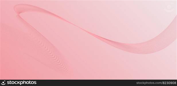 Abstract pink wave luxury background.