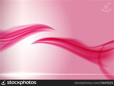Abstract Pink Wave on Background. Vector Illustration. EPS10. Abstract Pink Wave on Background. Vector Illustration.