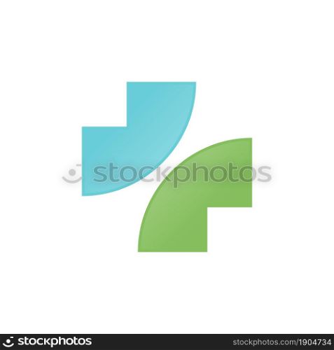 abstract plus medical logo design