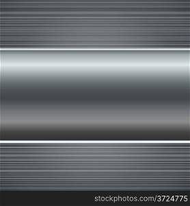 Abstract polished metal background with copy space.