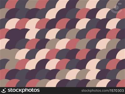 Abstract polka dot pattern design of circle decorative on pastel color artwork background. Decorate for ad, poster, artwork, template design, print. illustration vector eps10