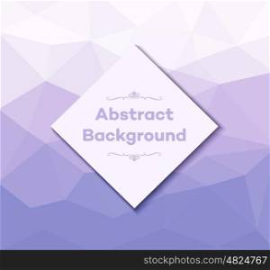 Abstract polygon background for presentations, creativity, design brochures and websites