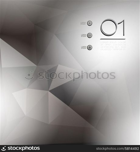 Abstract polygonal background, background for design. Geometrical