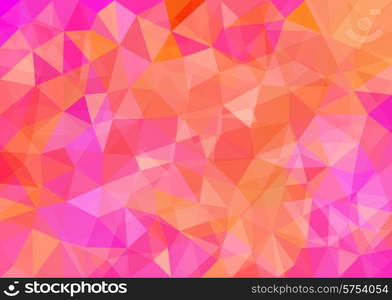 Abstract Polygonal Background. Modern Geometric Vector Illustration.