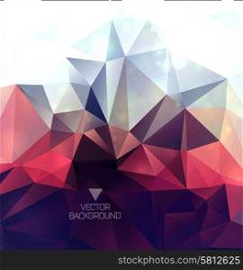 Abstract polygonal background/ triangles background ?an be used for invitation, congratulation or website
