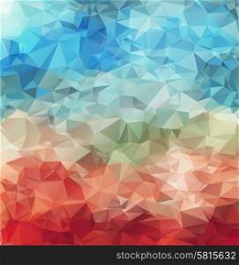 Abstract polygonal background. Triangles background. Geometrical lines. Abstract polygonal background. Triangles