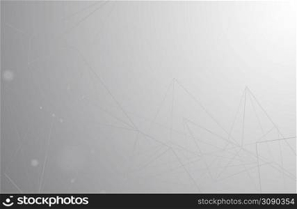 Abstract polygonal background with connected lines and dots. Minimalistic geometric pattern. Molecule structure and communication.. Abstract polygonal background with connected lines and dots. Minimalistic geometric pattern. Molecule structure