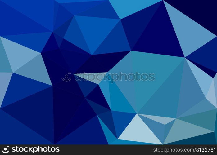 Abstract polygonal geometric background made of triangles. Vector illustration