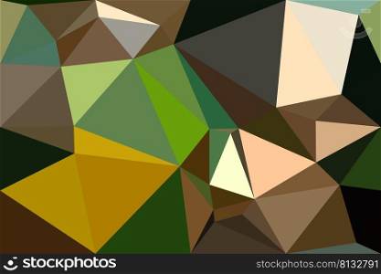 Abstract polygonal≥ometric background made of triang≤s. Vector illustration