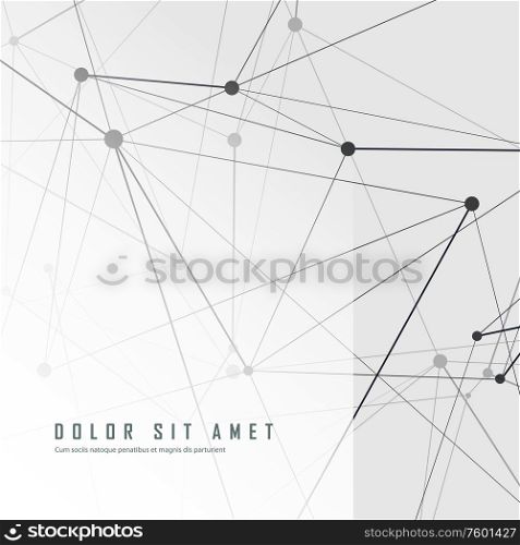 Abstract polygonal space background with connections dots and lines. Abstract polygonal space background with connections dots and lines.
