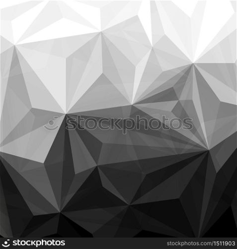 Abstract polygonal triangle .Vector illustration