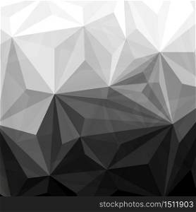 Abstract polygonal triangle .Vector illustration