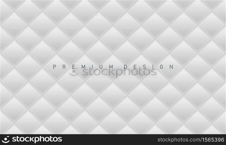 Abstract premium design white gray background with gradient rhombus for cover or banner