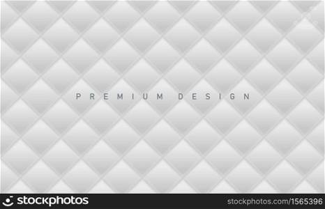 Abstract premium design white gray background with gradient rhombus for cover or banner