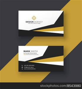 abstract professional business card design