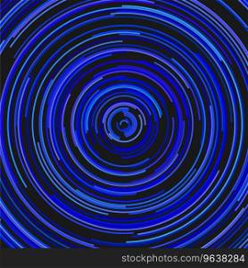 Abstract psychedelic background from half rings Vector Image