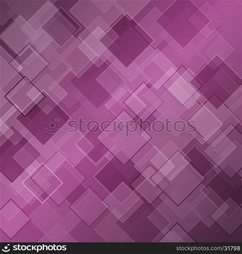 Abstract purple background with rhombus, stock vector