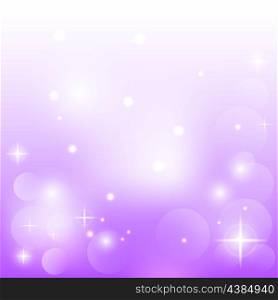 Abstract purple background with stars