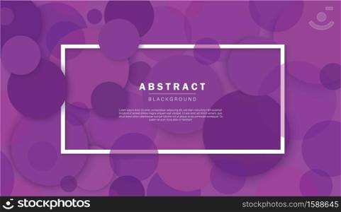 Abstract purple circle background vector illustration