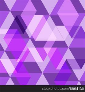 Abstract purple geometric template background, stock vector