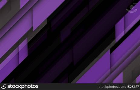 Abstract purple grey geometric black futuristic design modern technology background vector illustration.