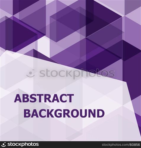 Abstract purple hexagon template background, stock vector