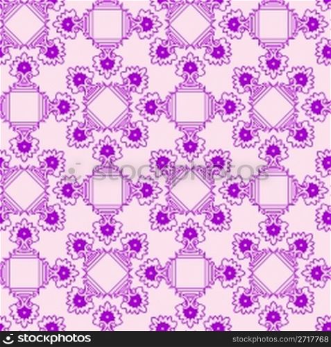 abstract purple seamless texture, geometric pattern; vector art illustration