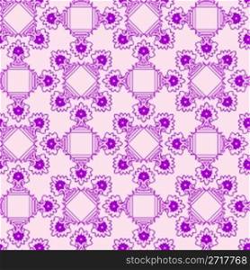 abstract purple seamless texture, geometric pattern; vector art illustration