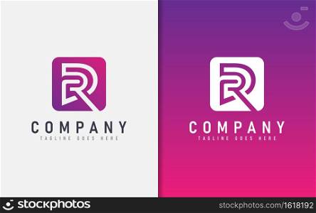 Abstract R and D Geometric Modern Logo Design. Usable For Business, Community, Foundation, Tech, Services Company. Vector Logo Design Illustration. Graphic Design Element.