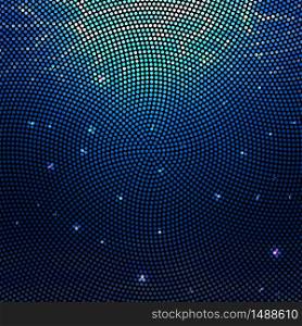 Abstract radial colorful dotted vector underwater background. Halftone effect.. Abstract radial colorful dotted vector underwater background. Halftone effect