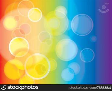 Abstract Rainbow background in EPS-10. Color bright decorative background vector illustration.