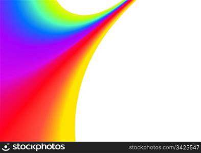 Abstract Rainbow Background with copy space, vector illustration