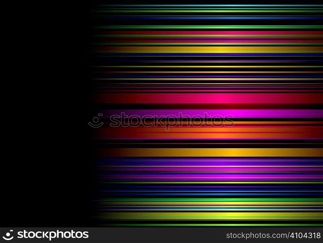 Abstract rainbow background with gradient effect and ribbon effect